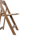 Chestnut |#| Indoor/Outdoor Lightweight Wood Look Resin Folding Event Chair in Chestnut