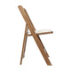 Chestnut |#| Indoor/Outdoor Lightweight Wood Look Resin Folding Event Chair in Chestnut