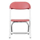 Burgundy |#| Kids Burgundy Plastic Folding Chair with Textured Seat - Preschool Seating