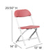 Burgundy |#| Kids Burgundy Plastic Folding Chair with Textured Seat - Preschool Seating