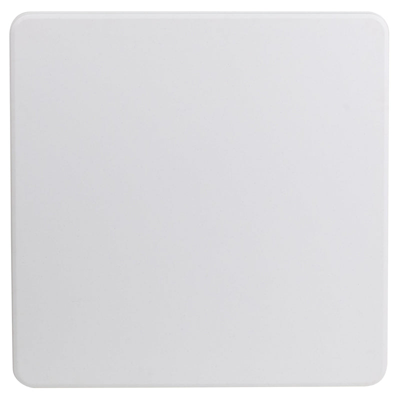2.85-Foot Square Granite White Plastic Folding Table - Event Folding Table