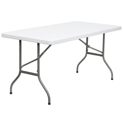 5-Foot Plastic Folding Table