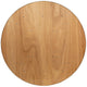 5-Foot Round Wood Folding Banquet Table with Clear Coated Finished Top