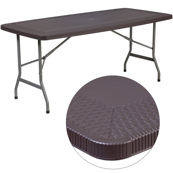 32x67 Plastic Fold Table DAD YCZ 172 Folding Chairs 4 Less