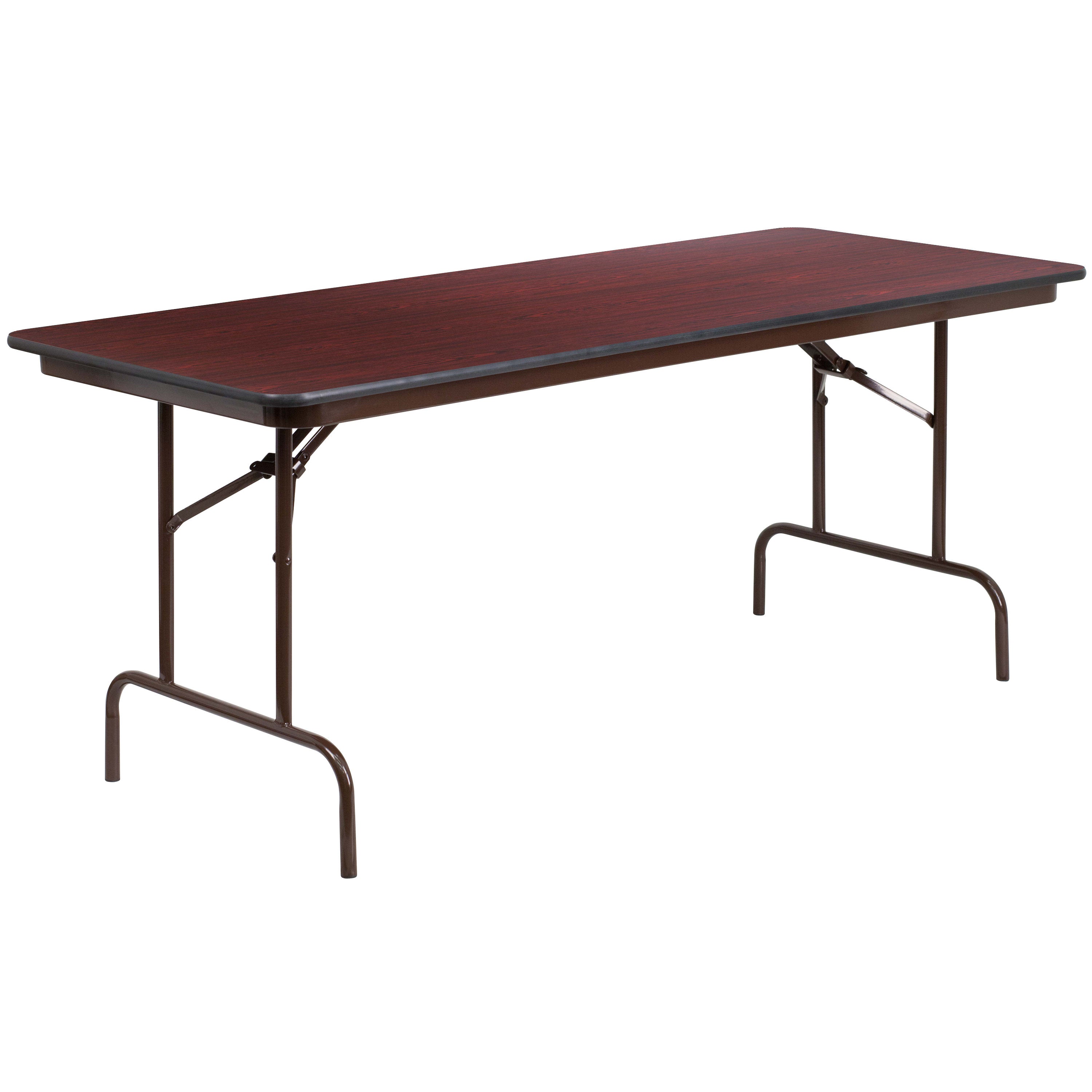 30x72 MEL Wood Fold Table YT-3072-MEL- – Folding Chairs 4 Less