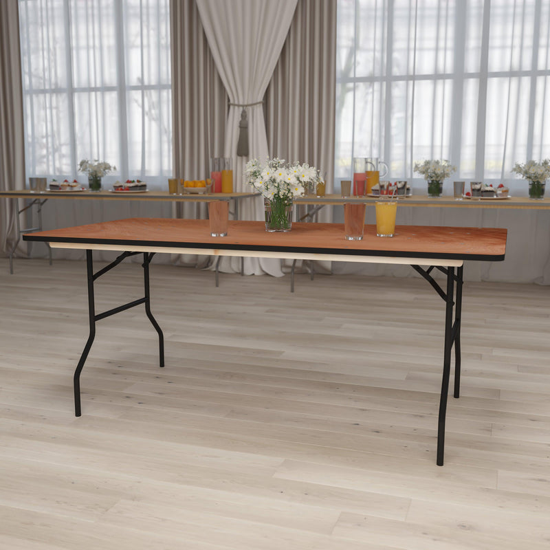 30x72 Wood Fold Table XA-3672-P- – Folding Chairs 4 Less