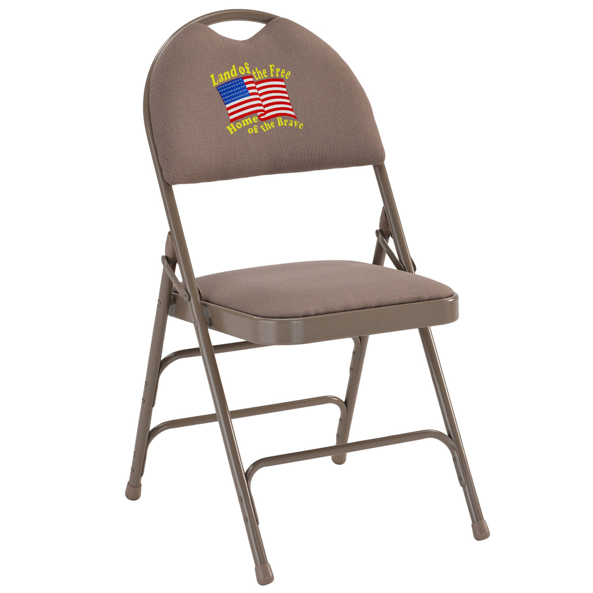 EMB Padded Folding Chair HA-MC705A-3-EMB- – Folding Chairs Less