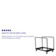 Black Folding Table Dolly for Round Folding Tables