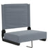 Grandstand Comfort Seats by Flash - 500 lb. Rated Lightweight Stadium Chair with Handle & Ultra-Padded Seat