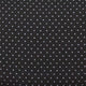 Black |#| Premium Triple Braced & Double Hinged Black Pin-Dot Fabric Metal Folding Chair