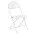 HERCULES Series 650 lb. Capacity Plastic Fan Back Folding Chair