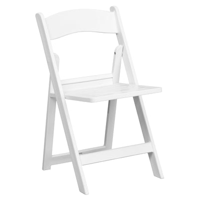 HERCULES Series 800 lb. Capacity Resin Folding Chair with Slatted Seat - View 1