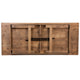 Antique Rustic |#| 8' x 40inch Rectangular Antique Rustic Solid Pine Folding Farm Table