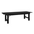 HERCULES Series 9' x 40" Rectangular Solid Pine Folding Farm Table