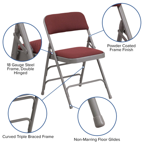 Padded Folding Chair AW-MC309AF- – Folding Chairs Less
