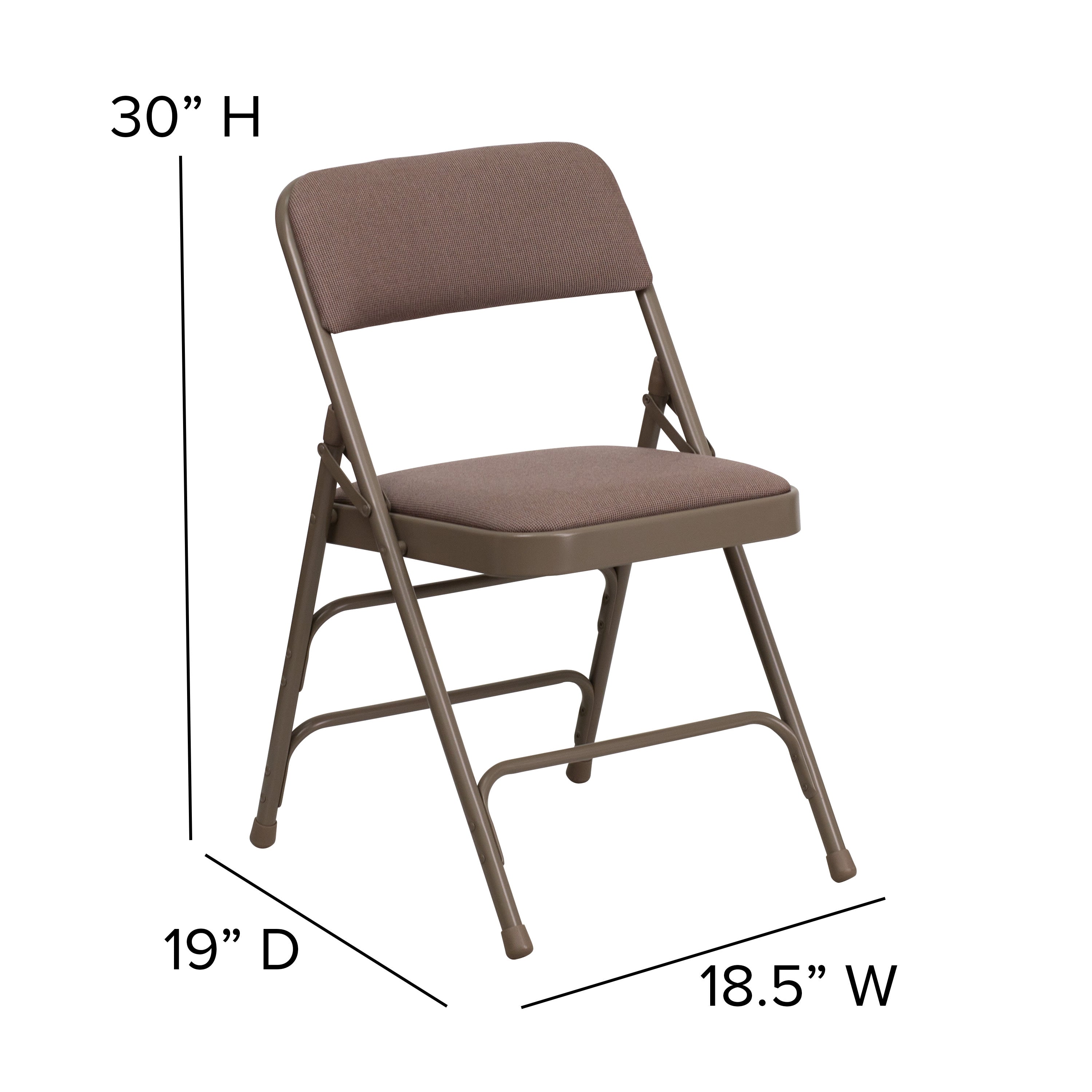 Heavy duty store padded folding chairs