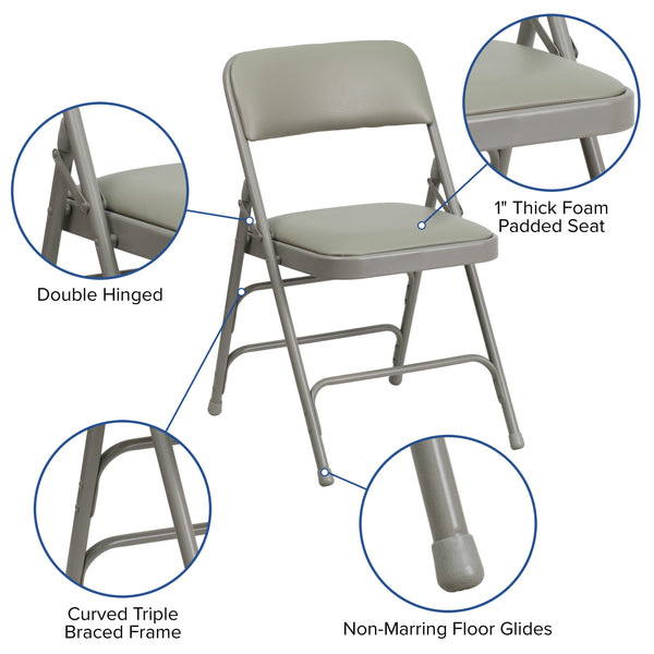 Padded Folding Chair HA-MC309A- – Folding Chairs 4 Less