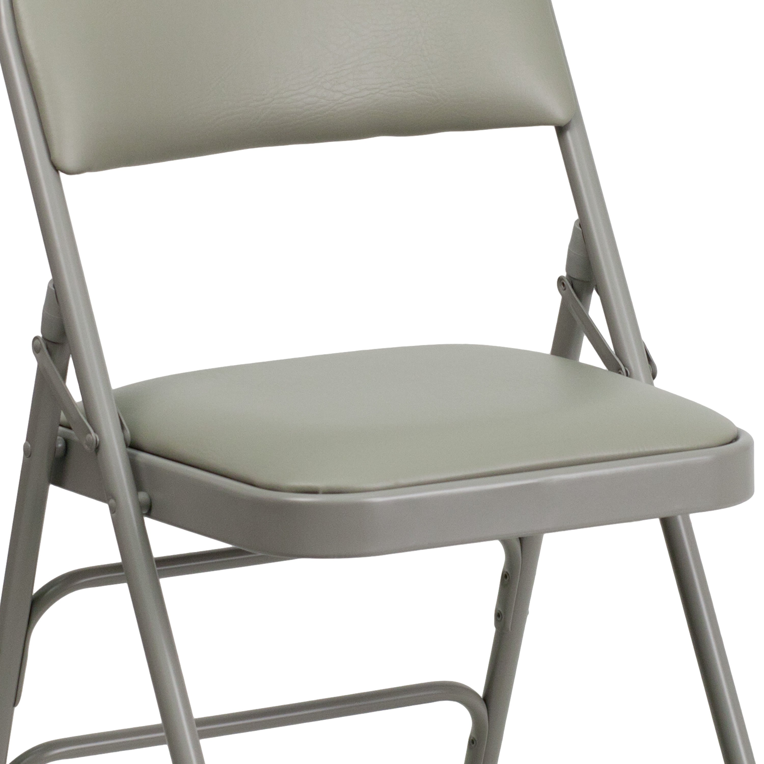 Wilson & fisher gray oversized padded folding chair sale