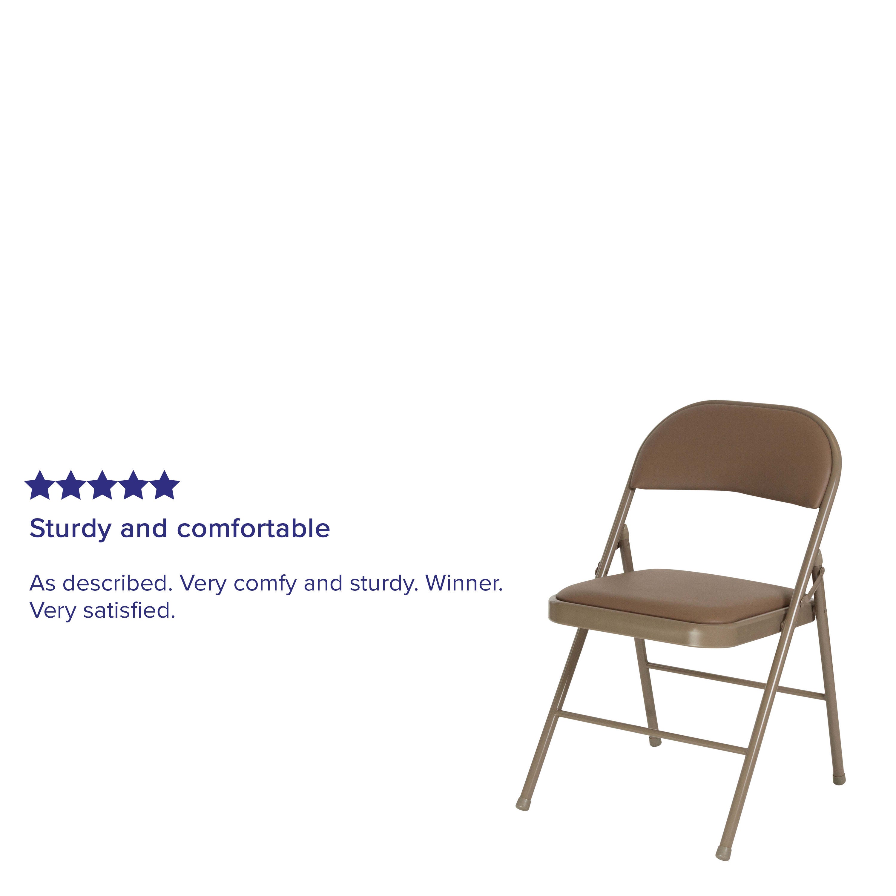Padded Folding Chair HA-F003D- – Folding Chairs 4 Less