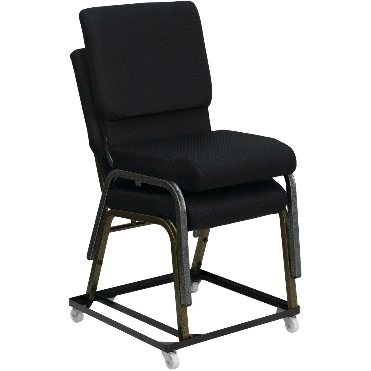 Wisconsin Bench Stackable Chair Stack Chair Dolly FD-BAN-CH-DOLLY- – Folding Chairs 4 Less