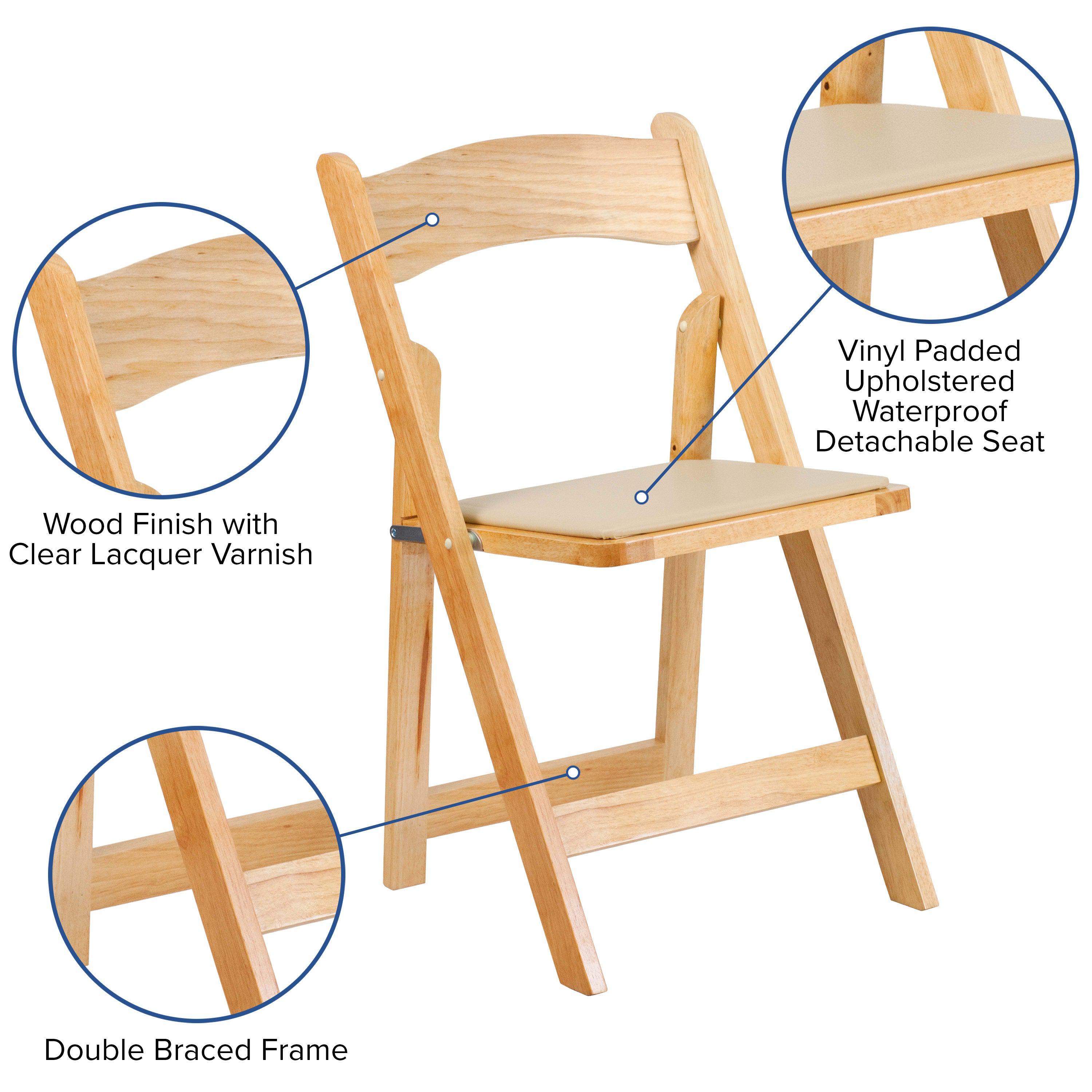 Folding chairs 4 on sale less