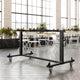 Commercial Grade Heavy Duty Mobile Chair and Table Dolly Cart in Black - Small