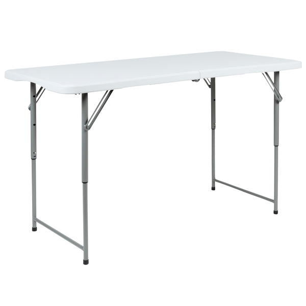Center folding hot sale table with handle