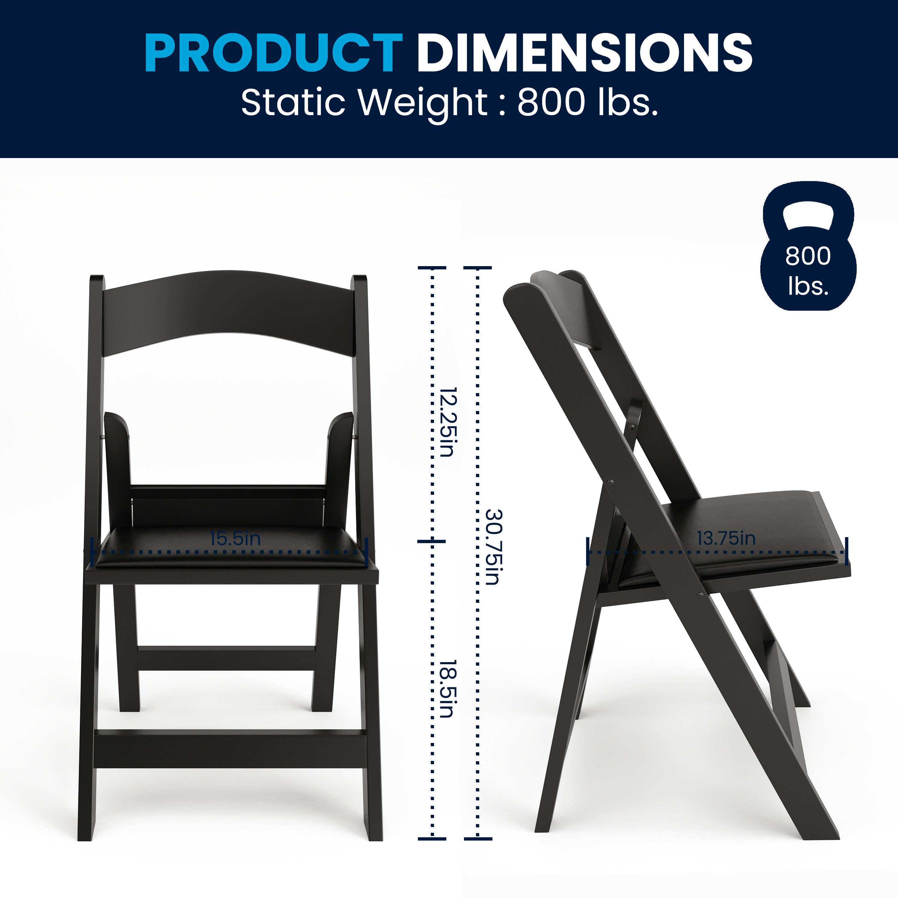 black garden folding chairs