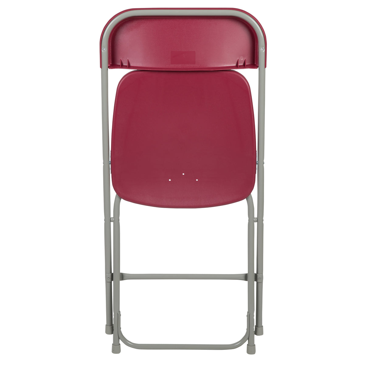 Red |#| Folding Chair - Red Plastic – 650LB Weight Capacity - Event Chair
