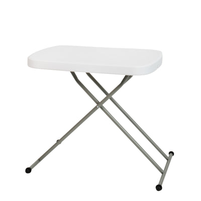 Indoor/Outdoor Plastic Folding Table, Adjustable Height Commercial Grade Side Table, Laptop Table, TV Tray - View 1