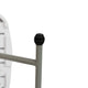 30" |#| 30 Inch Height Adjustable Plastic Folding TV Tray/Laptop Table in Granite White