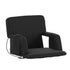 Malta Portable Heated Reclining Stadium Chair with Armrests, Padded Back & Heated Seat with Dual Storage Pockets and Backpack Straps