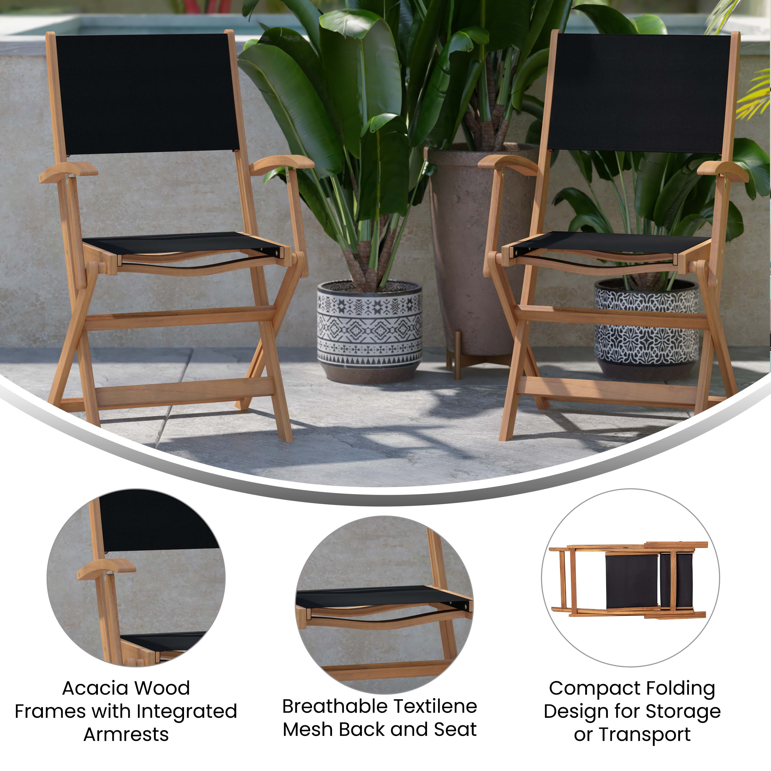 Mesh design folding chair sale