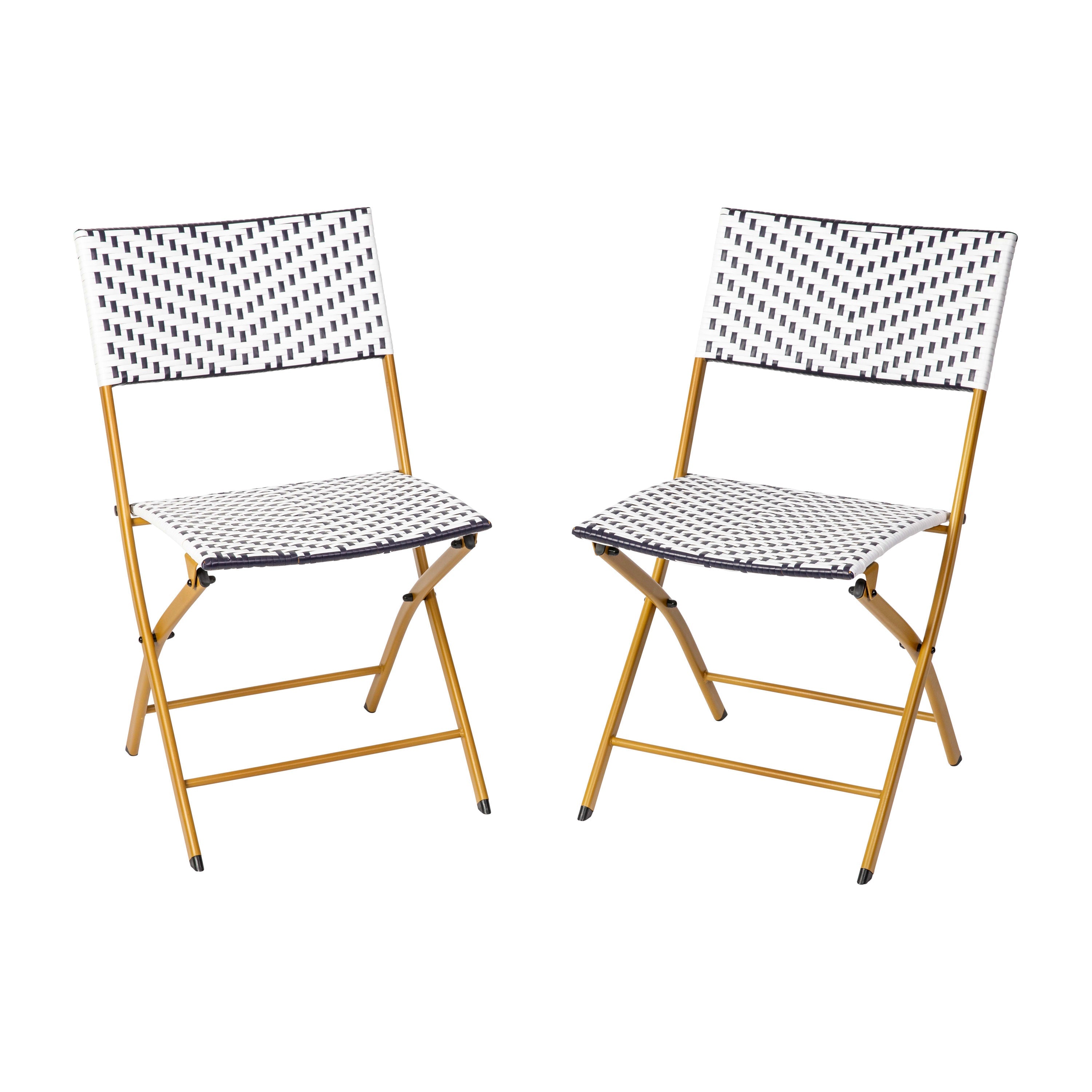 2PK Folding Bistro Chairs FV FWA086 2 Folding Chairs 4 Less