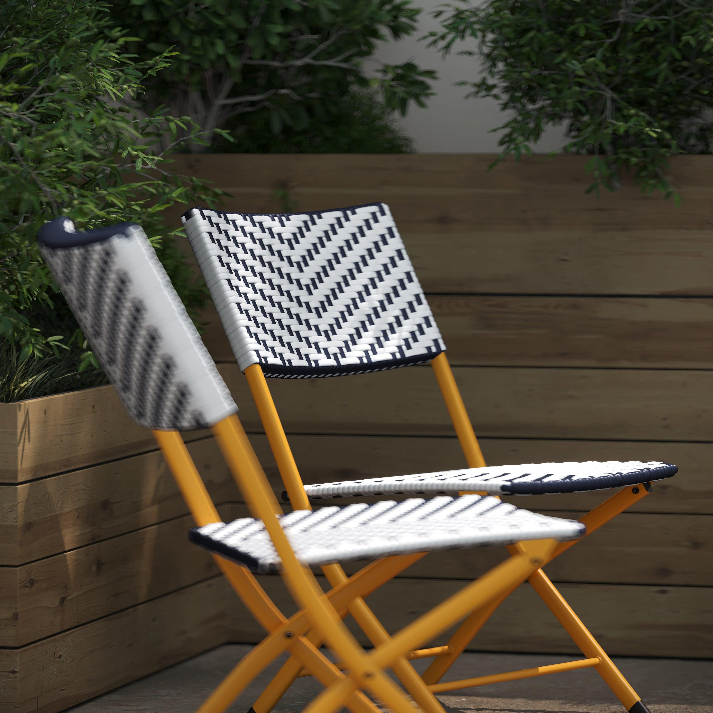 woven outdoor folding chair